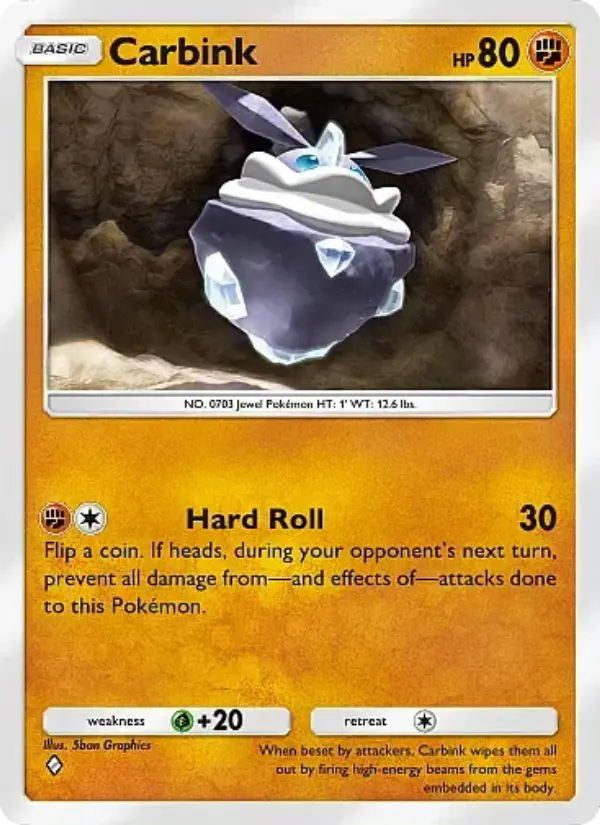 Carbink — Eevee Grove card #042