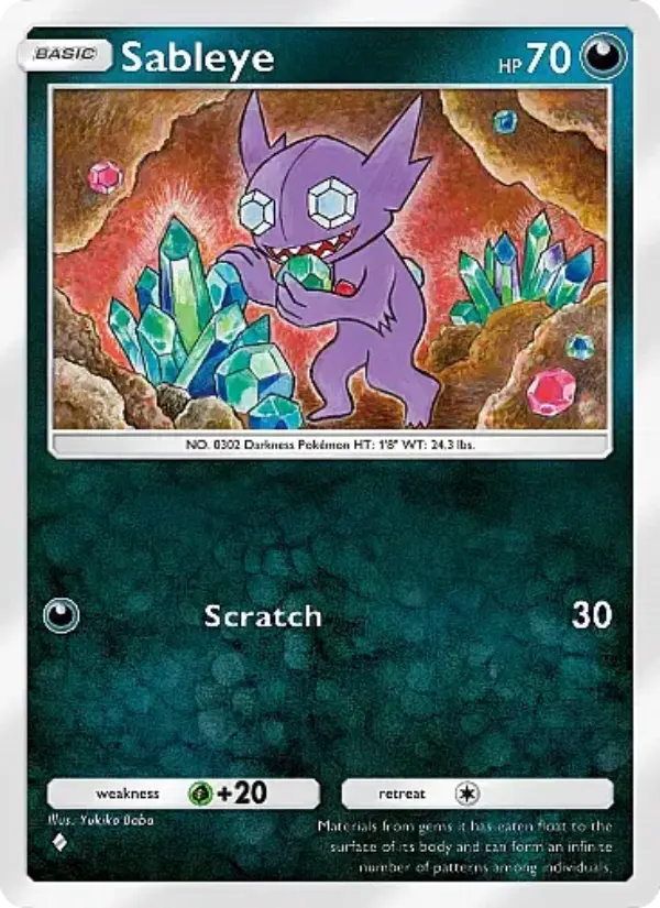 Sableye — Eevee Grove card #044