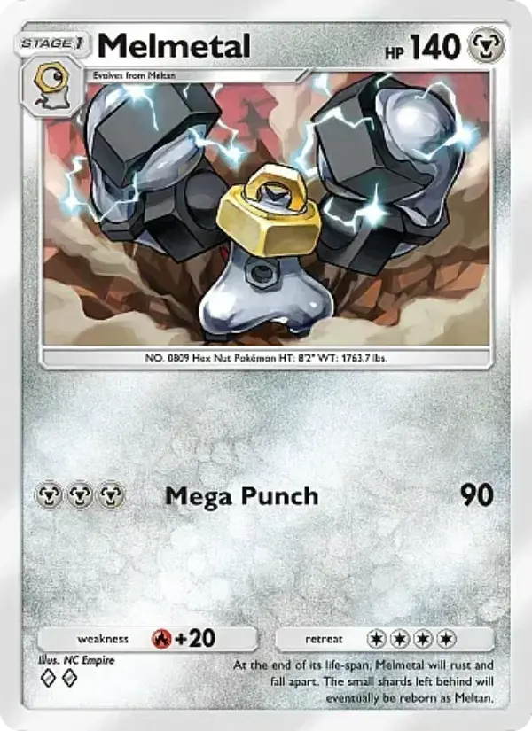 Melmetal — Eevee Grove card #050