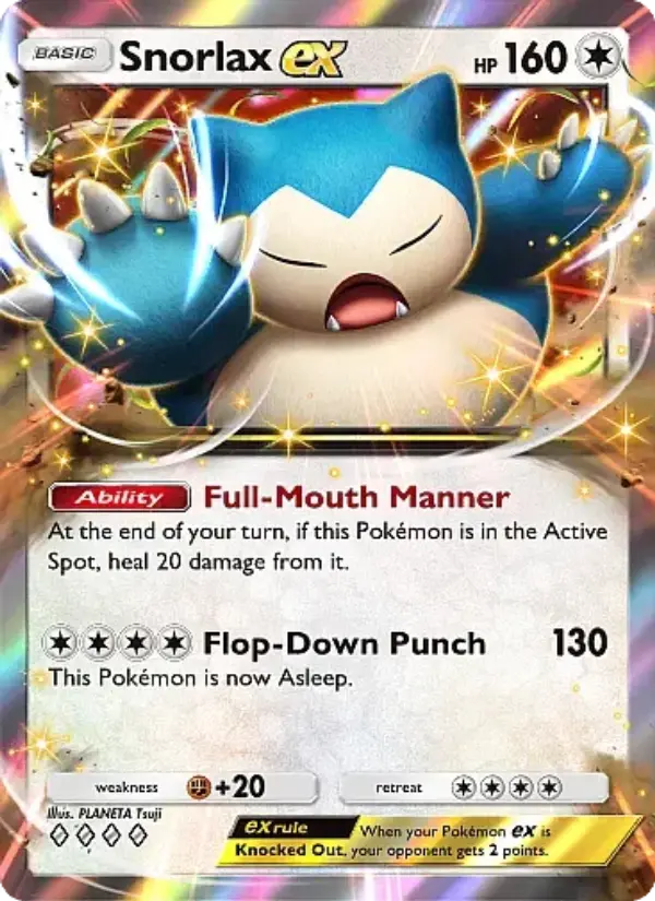 Snorlax ex — Eevee Grove card #057