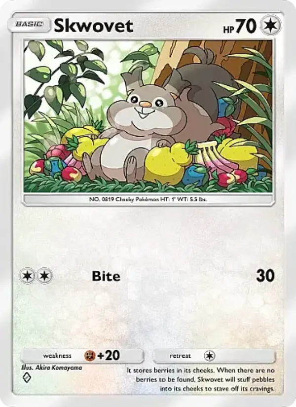 Skwovet — Eevee Grove card #064