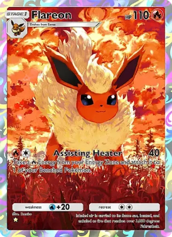 Flareon — Eevee Grove card #071