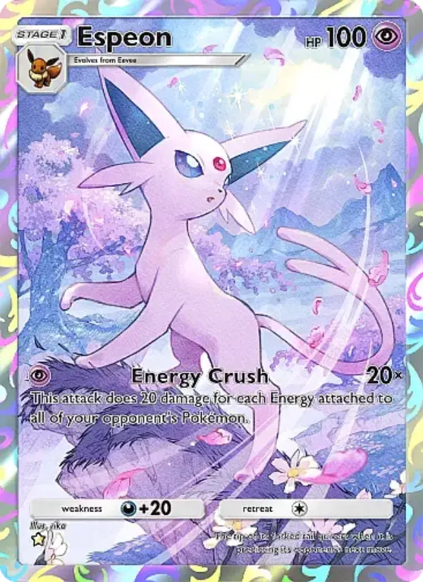 Espeon — Eevee Grove card #075