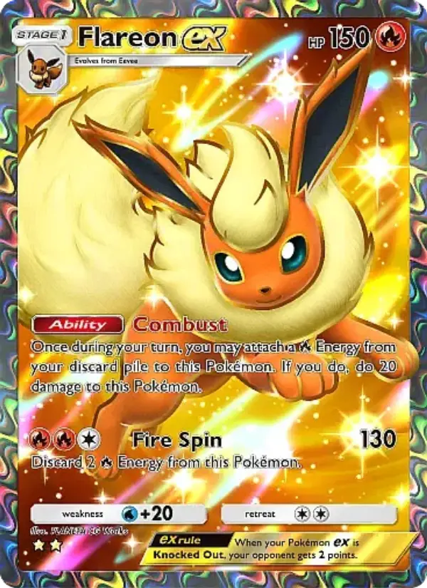 Flareon ex — Eevee Grove card #079