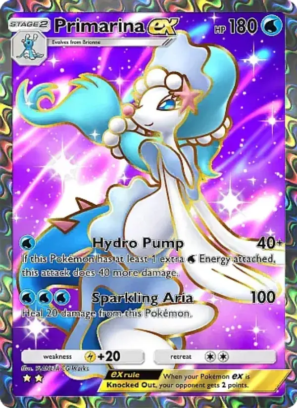 Primarina ex — Eevee Grove card #080