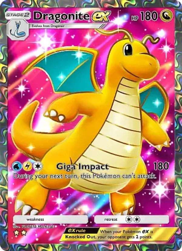 Dragonite ex — Eevee Grove card #082