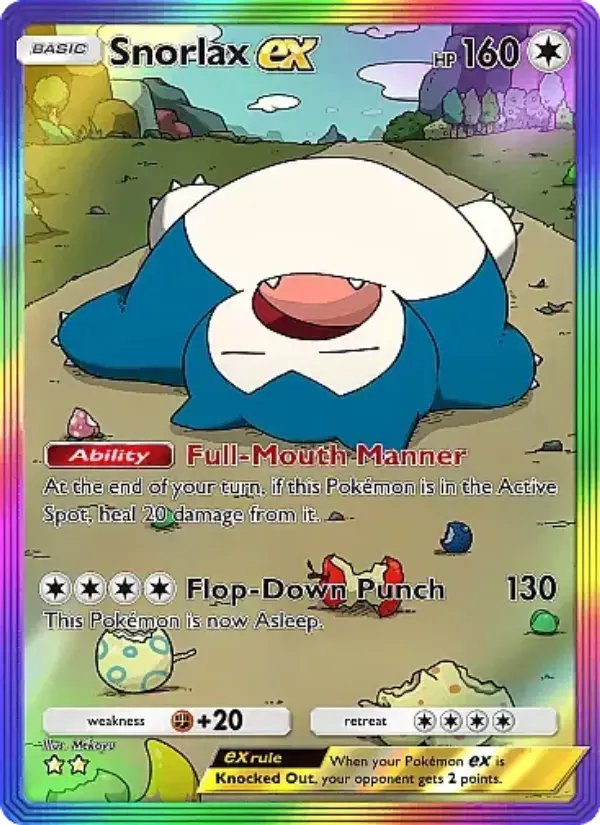 Snorlax ex — Eevee Grove card #091