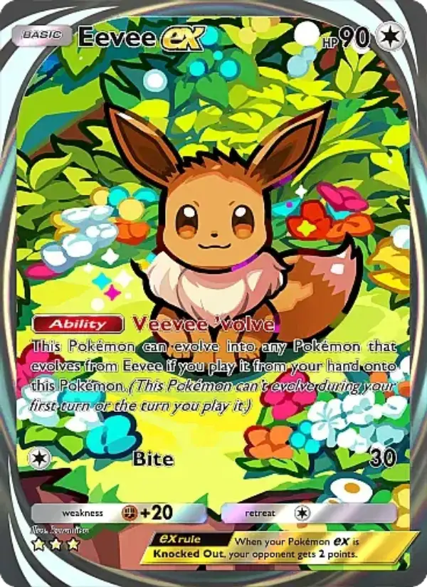 Eevee ex — Eevee Grove card #092