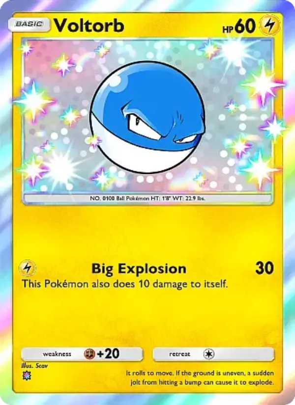 Voltorb — Eevee Grove card #095
