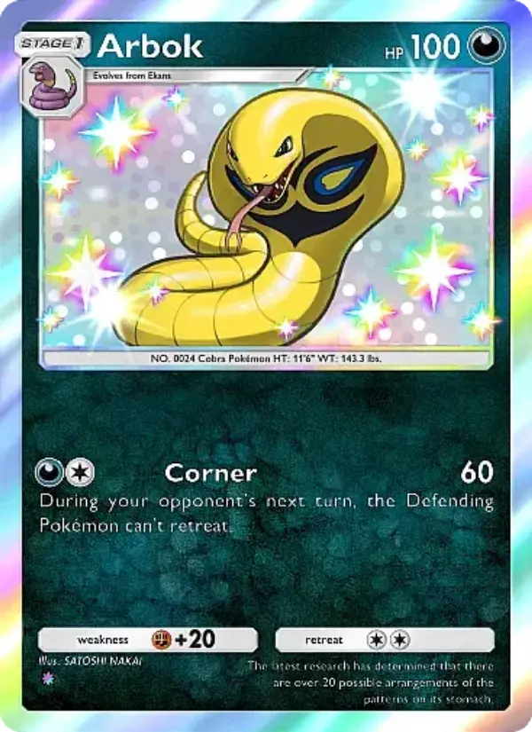 Arbok — Eevee Grove card #101