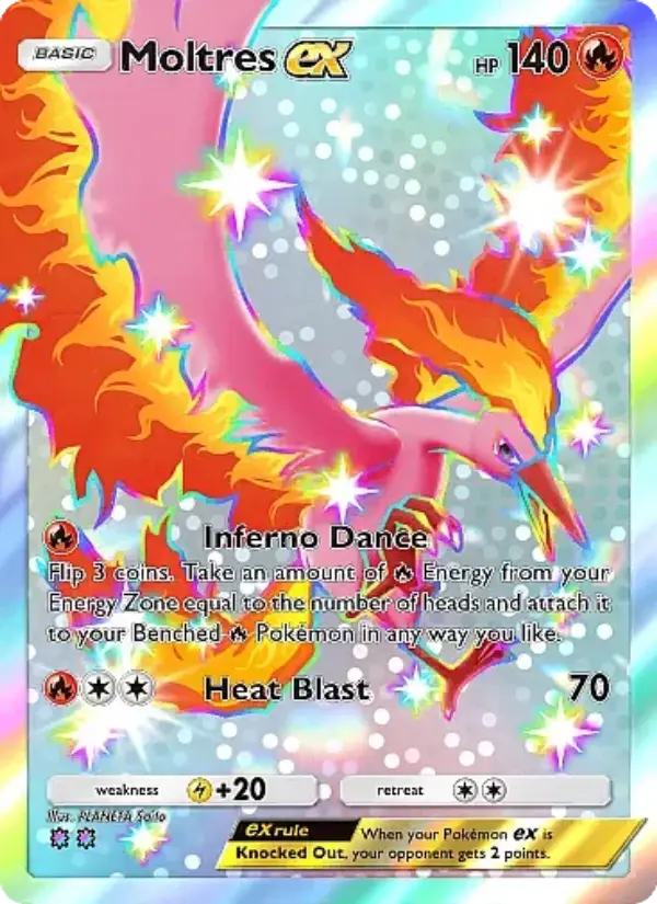 Moltres ex — Eevee Grove card #103