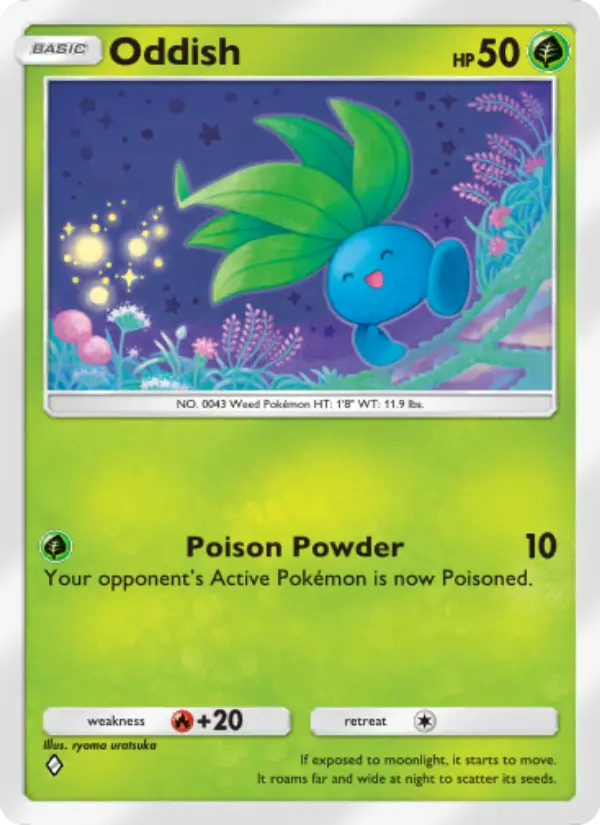 Oddish — Wisdom of Sea and Sky card #001