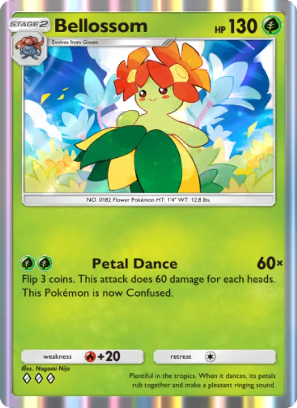 Bellossom — Wisdom of Sea and Sky card #003