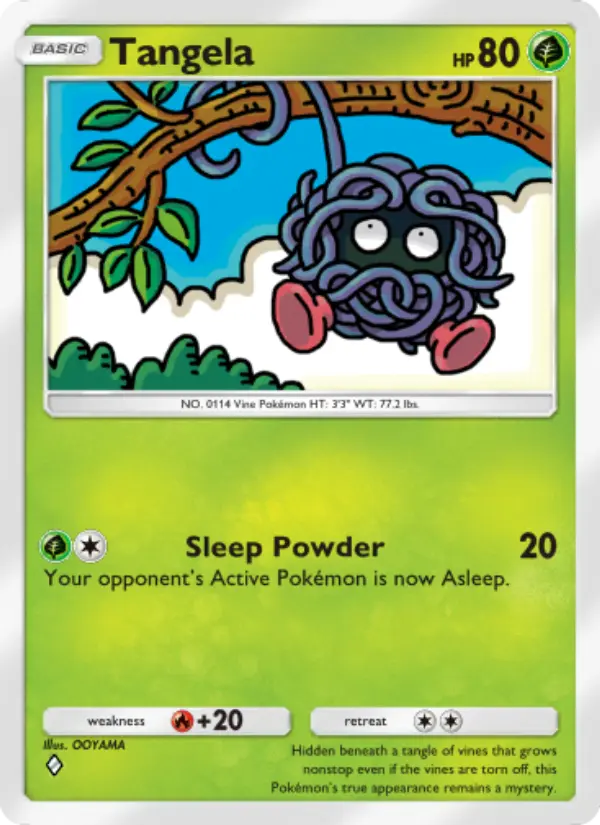 Tangela — Wisdom of Sea and Sky card #004