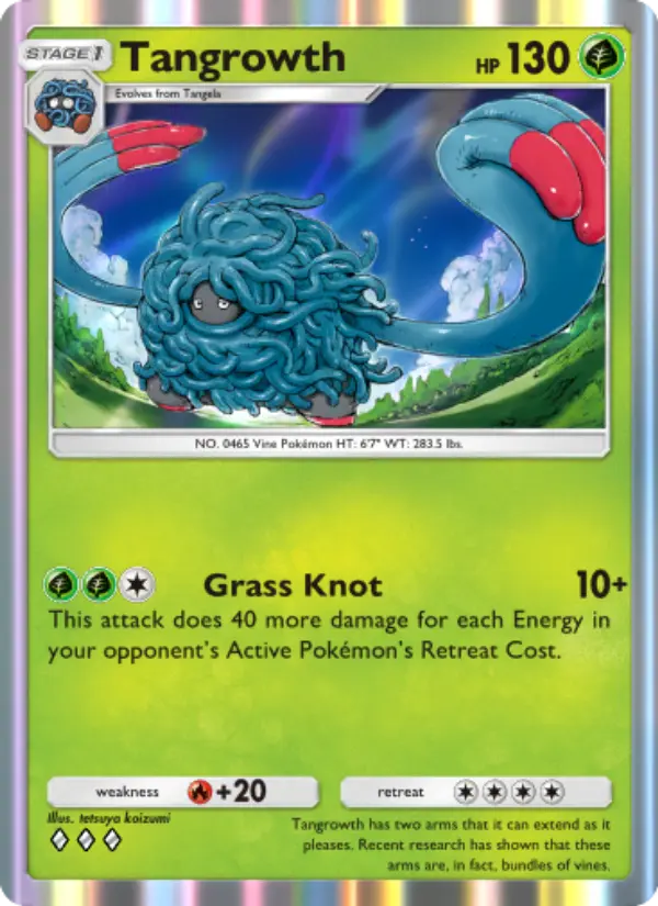 Tangrowth — Wisdom of Sea and Sky card #005