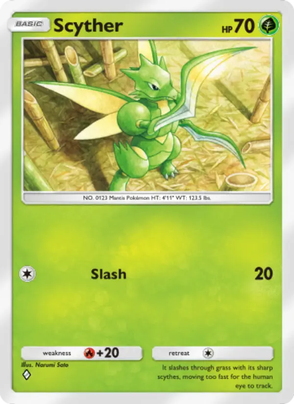 Scyther — Wisdom of Sea and Sky card #006