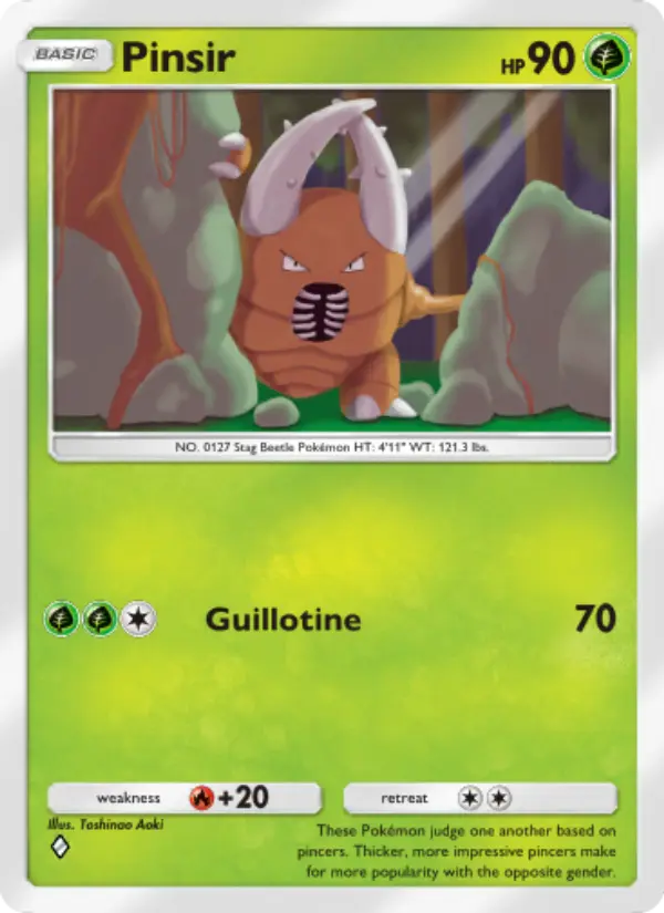 Pinsir — Wisdom of Sea and Sky card #007