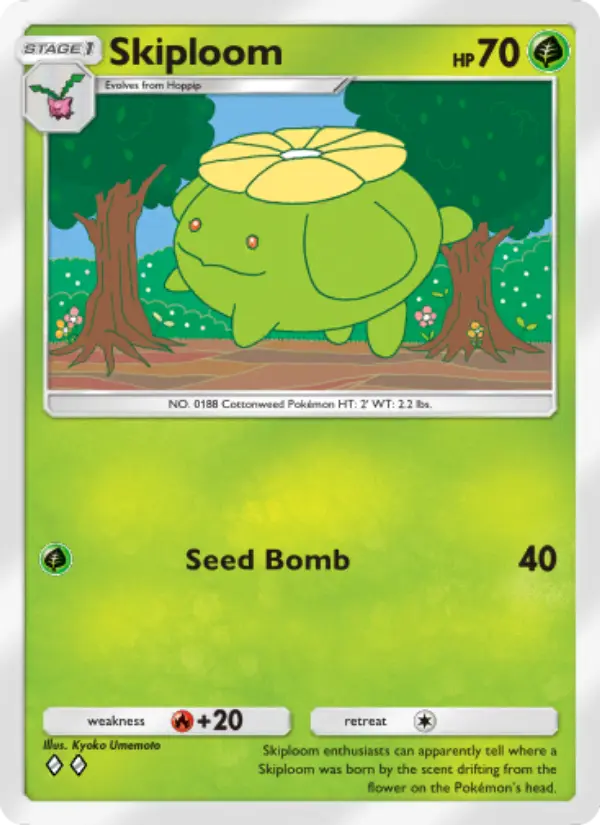 Skiploom — Wisdom of Sea and Sky card #014