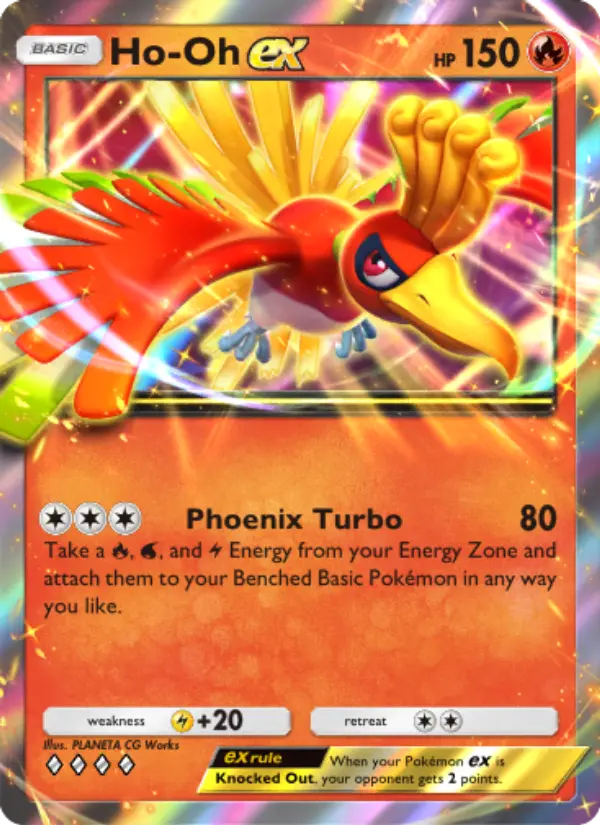 Ho-Oh ex — Wisdom of Sea and Sky card #034