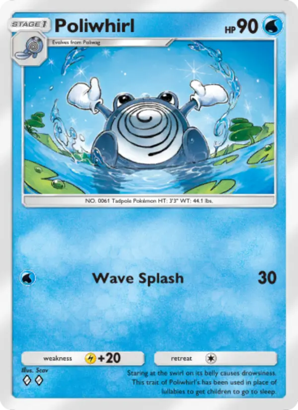 Poliwhirl — Wisdom of Sea and Sky card #039