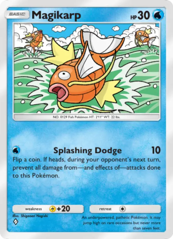 Magikarp — Wisdom of Sea and Sky card #044