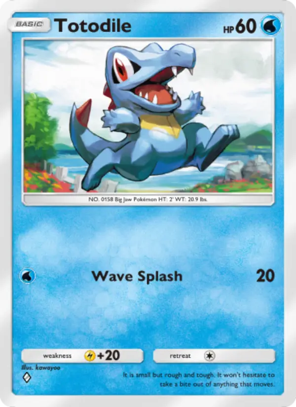 Totodile — Wisdom of Sea and Sky card #046