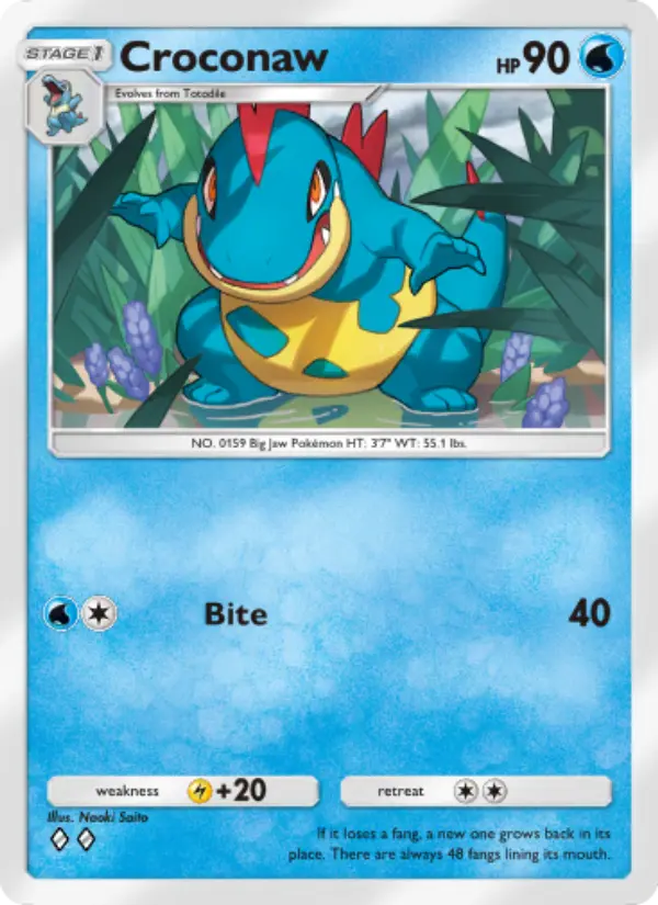 Croconaw — Wisdom of Sea and Sky card #047