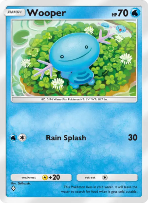 Wooper — Wisdom of Sea and Sky card #051
