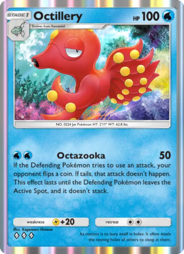 Octillery — Wisdom of Sea and Sky card #056