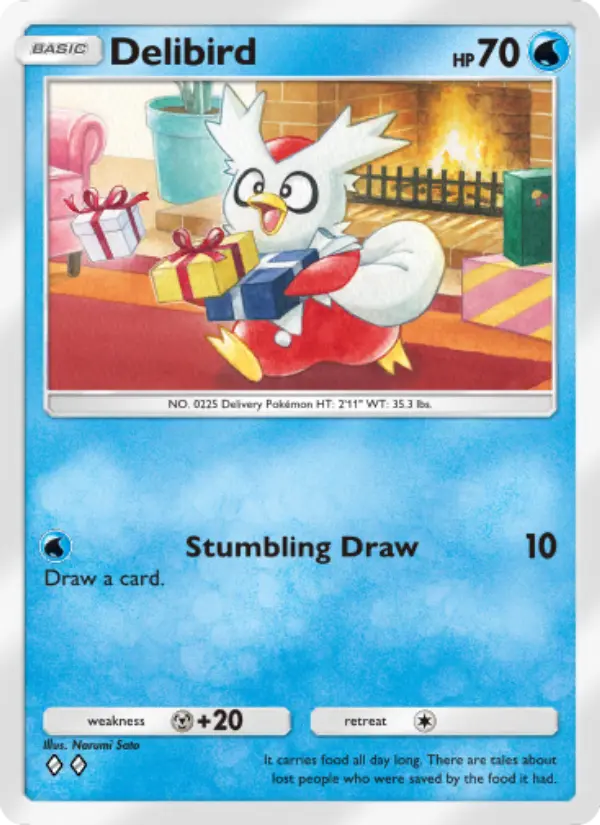Delibird — Wisdom of Sea and Sky card #057