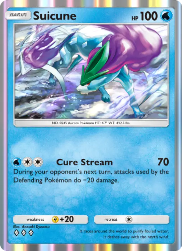 Suicune — Wisdom of Sea and Sky card #059