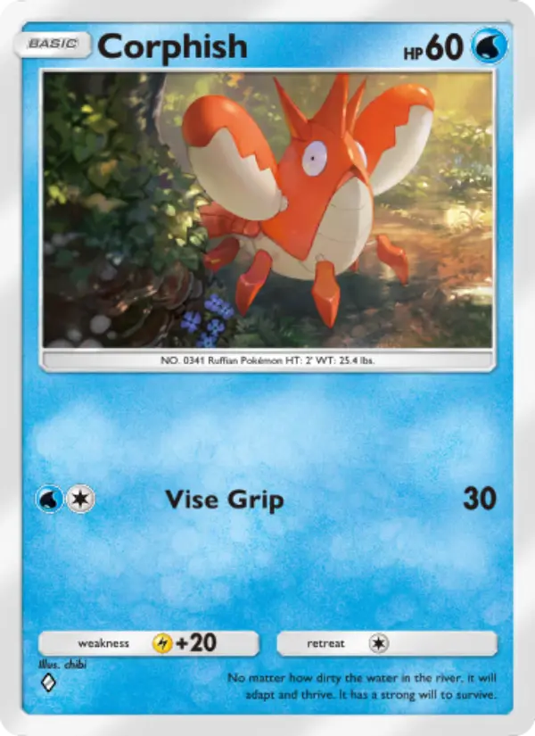 Corphish — Wisdom of Sea and Sky card #060