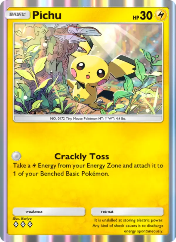Pichu — Wisdom of Sea and Sky card #066