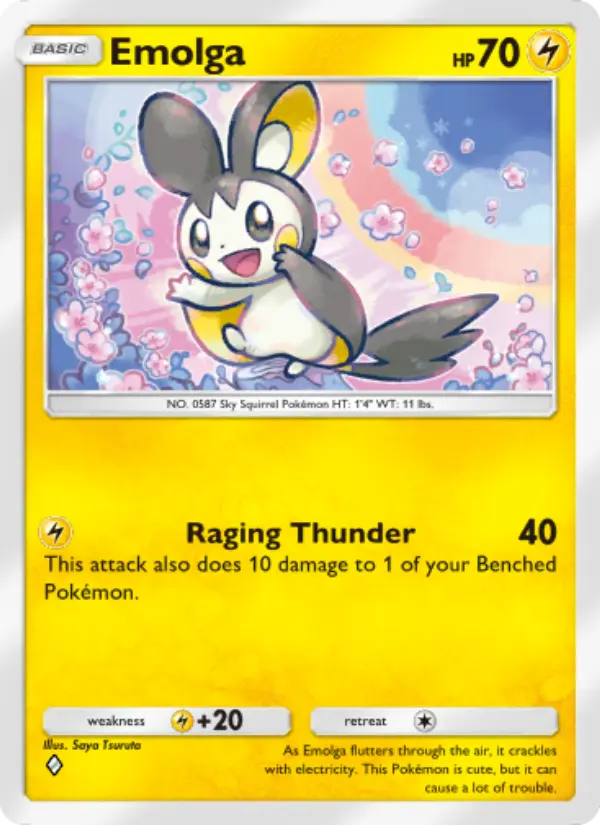 Emolga — Wisdom of Sea and Sky card #072
