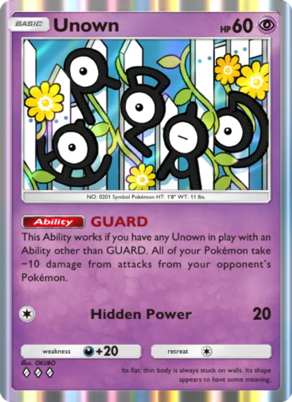 Unown — Wisdom of Sea and Sky card #084