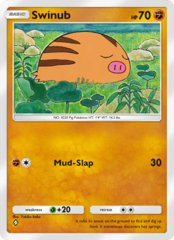 Swinub — Wisdom of Sea and Sky card #096