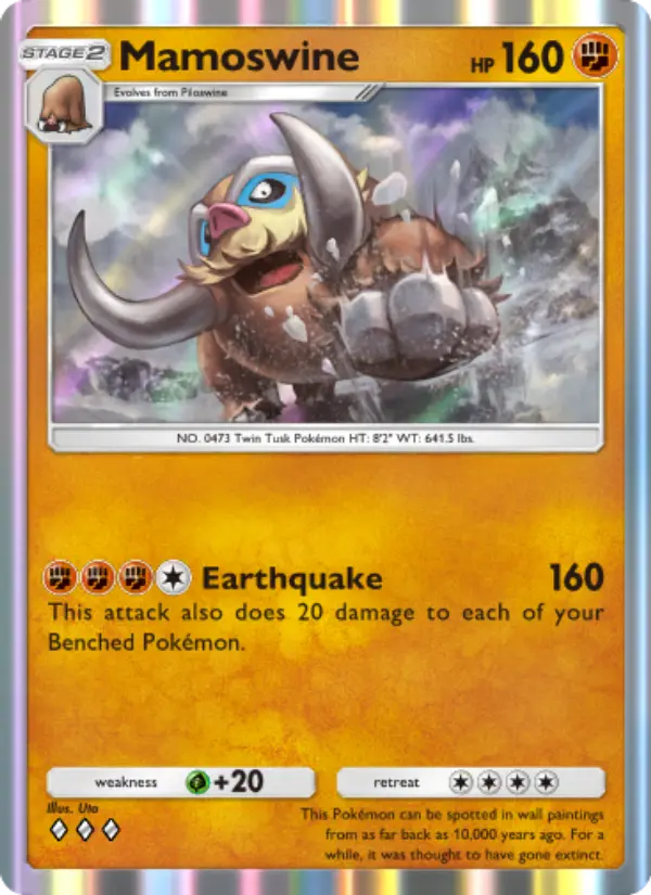 Mamoswine — Wisdom of Sea and Sky card #098