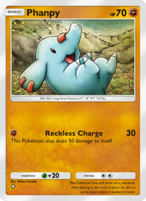 Phanpy — Wisdom of Sea and Sky card #099