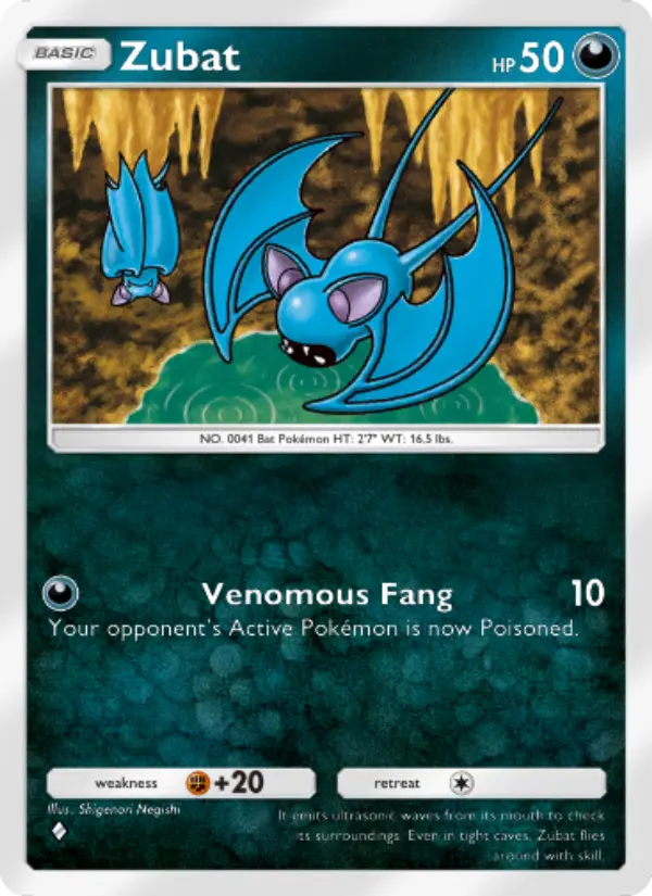 Zubat — Wisdom of Sea and Sky card #107
