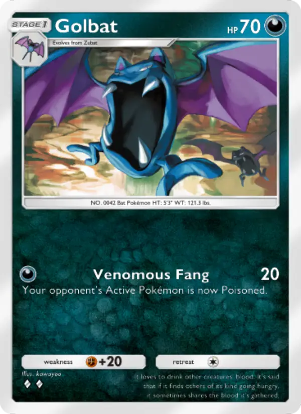 Golbat — Wisdom of Sea and Sky card #108