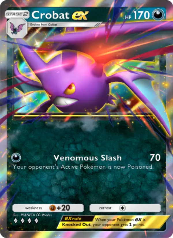 Crobat ex — Wisdom of Sea and Sky card #109