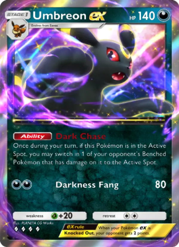 Umbreon ex — Wisdom of Sea and Sky card #112
