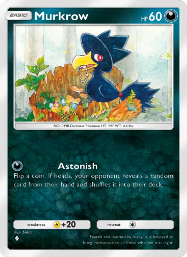 Murkrow — Wisdom of Sea and Sky card #113