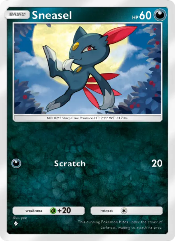 Sneasel — Wisdom of Sea and Sky card #115