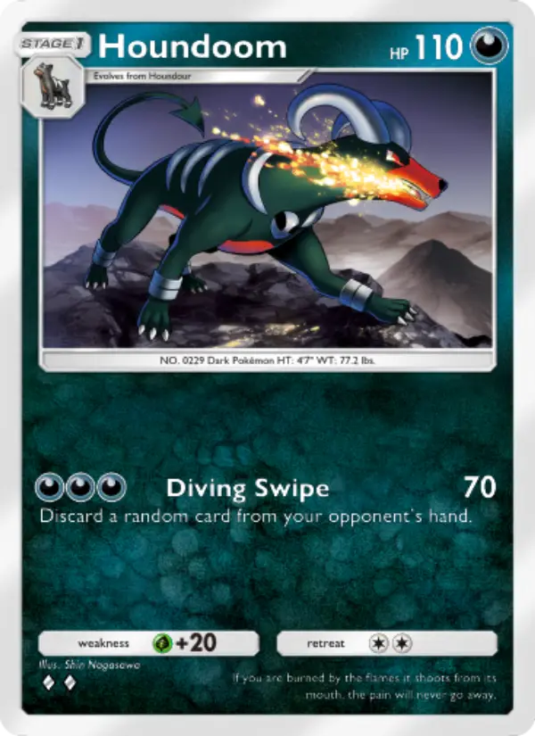 Houndoom — Wisdom of Sea and Sky card #118