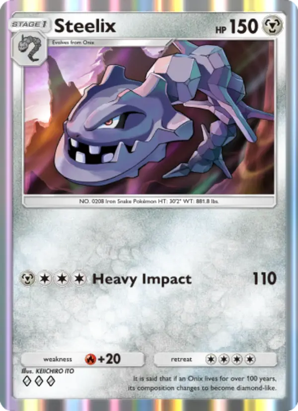 Steelix — Wisdom of Sea and Sky card #122