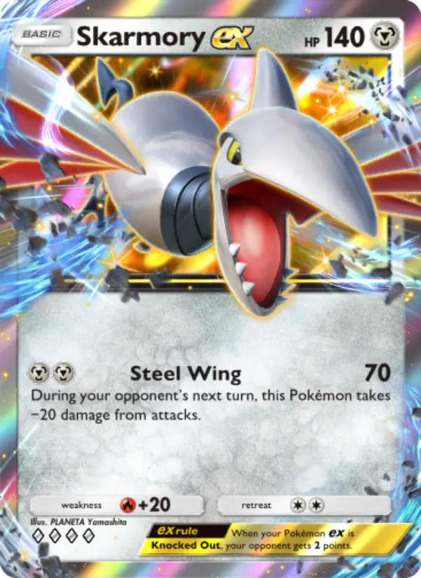 Skarmory ex — Wisdom of Sea and Sky card #124