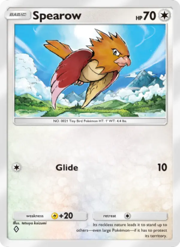 Spearow — Wisdom of Sea and Sky card #129