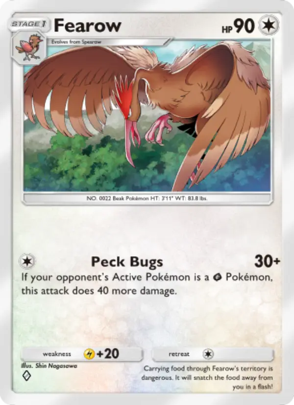 Fearow — Wisdom of Sea and Sky card #130