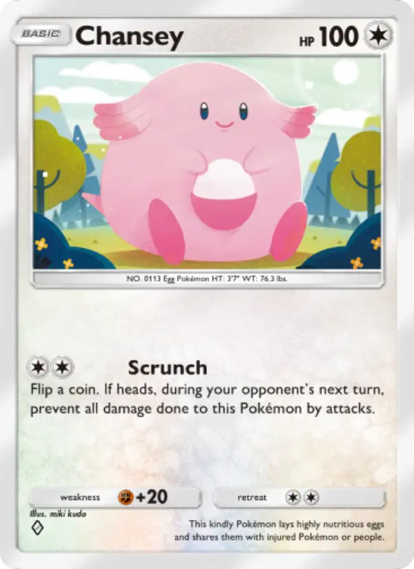 Chansey — Wisdom of Sea and Sky card #131